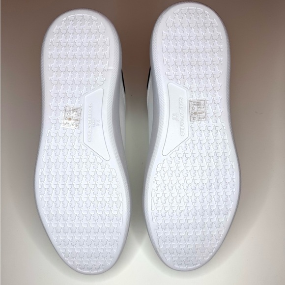 KARL LAGERFELD PARIS Men’s White Graphic Low Top Sneakers Size- 9:5 (New ) - Picture 10 of 10